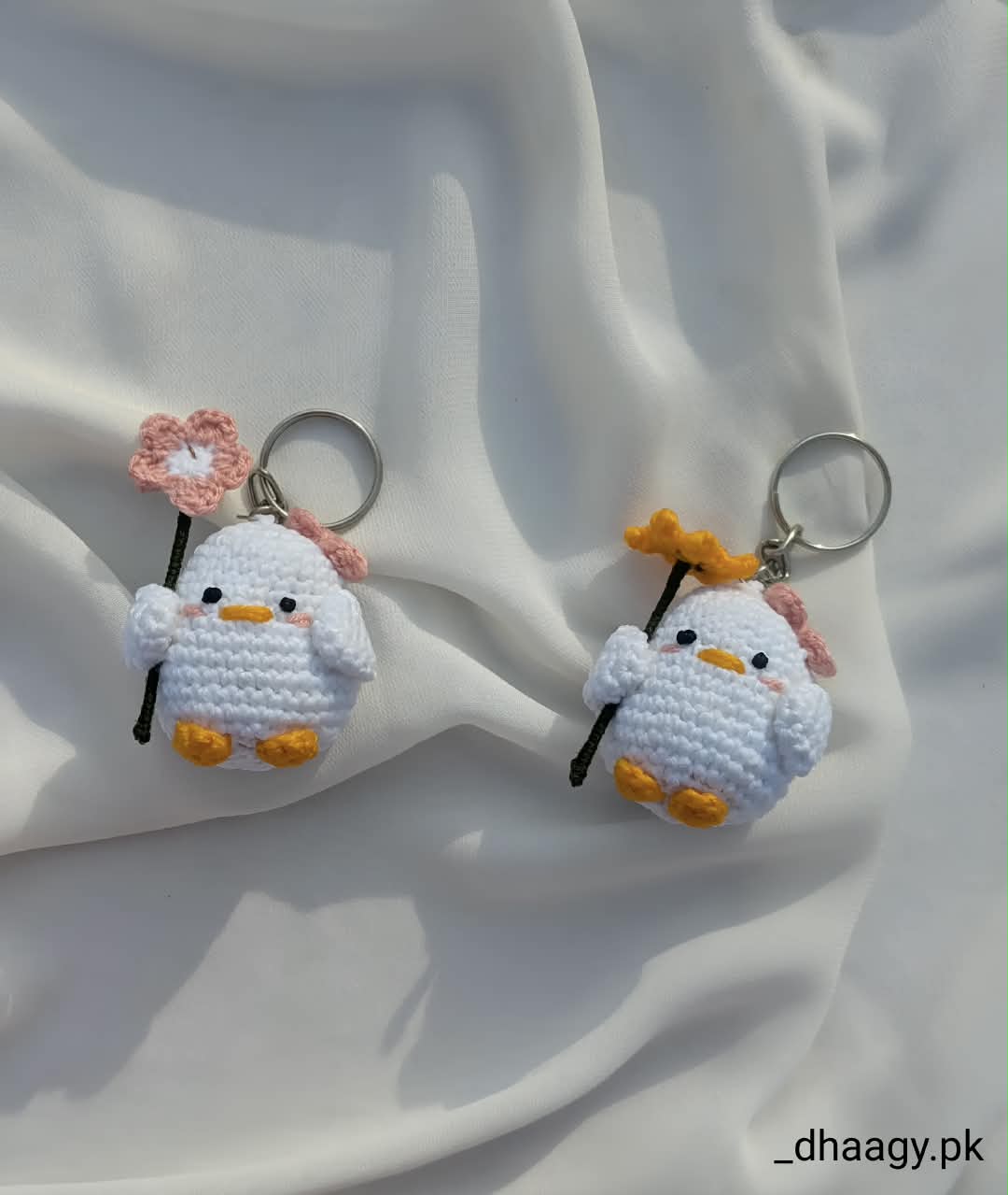The Adorable Crochet Ducky Keychain