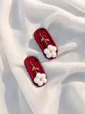 The Floral Crochet Hair Clips (Set of 2)