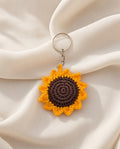 Crochet Sunflower Keychain