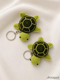 The Crochet Turtle Keychain