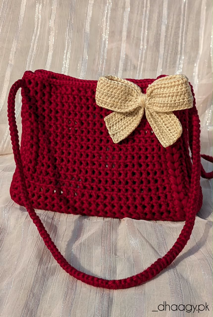 The Crochet Hand Bag - A Bag that match your Vibe