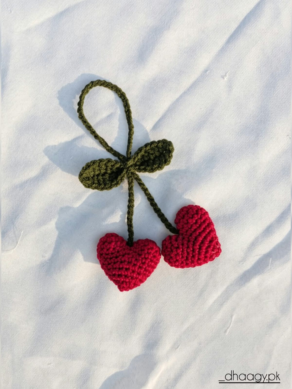Crochet Heart Charm